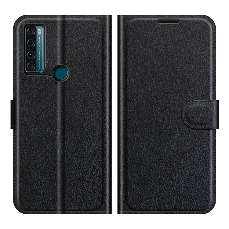 For TCL 20 SE Litchi Texture Horizontal Flip Protective Case with Holder & Card Slots & Wallet