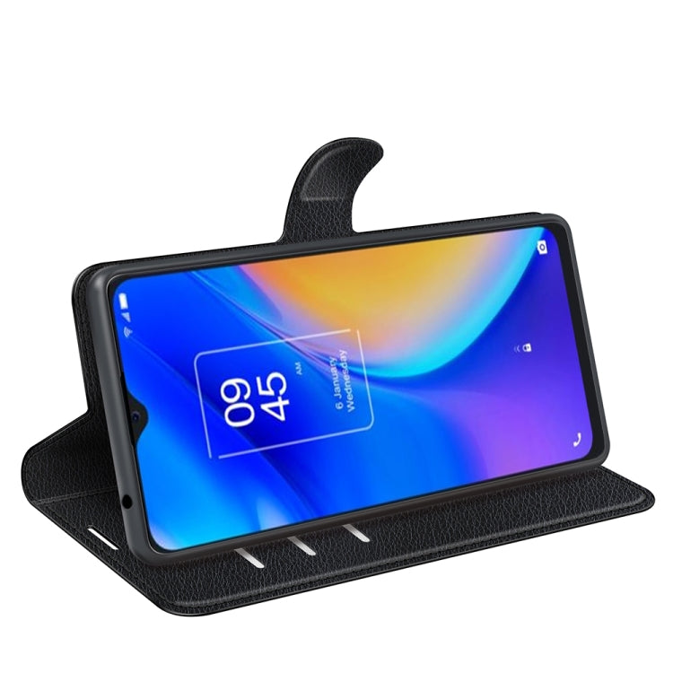 For TCL 20 SE Litchi Texture Horizontal Flip Protective Case with Holder & Card Slots & Wallet