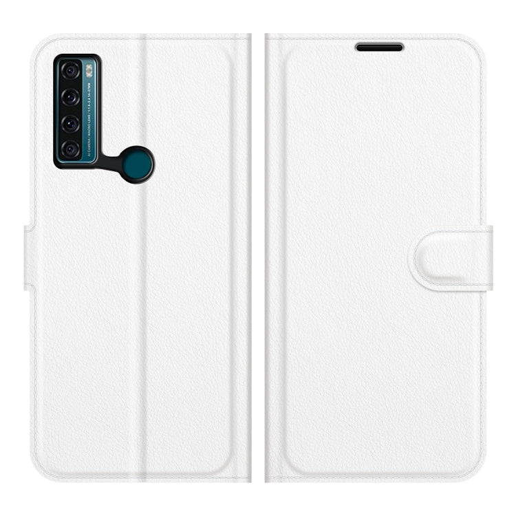 For TCL 20 SE Litchi Texture Horizontal Flip Protective Case with Holder & Card Slots & Wallet