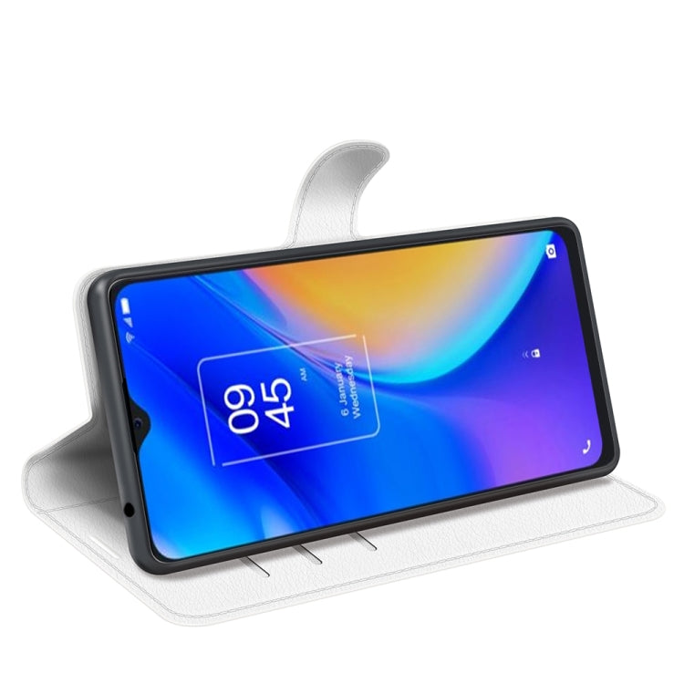 For TCL 20 SE Litchi Texture Horizontal Flip Protective Case with Holder & Card Slots & Wallet
