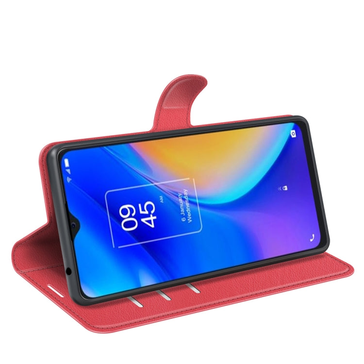 For TCL 20 SE Litchi Texture Horizontal Flip Protective Case with Holder & Card Slots & Wallet