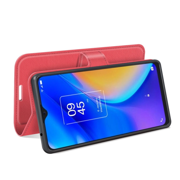 For TCL 20 SE Litchi Texture Horizontal Flip Protective Case with Holder & Card Slots & Wallet