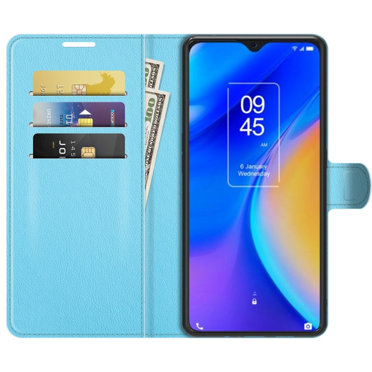 For TCL 20 SE Litchi Texture Horizontal Flip Protective Case with Holder & Card Slots & Wallet