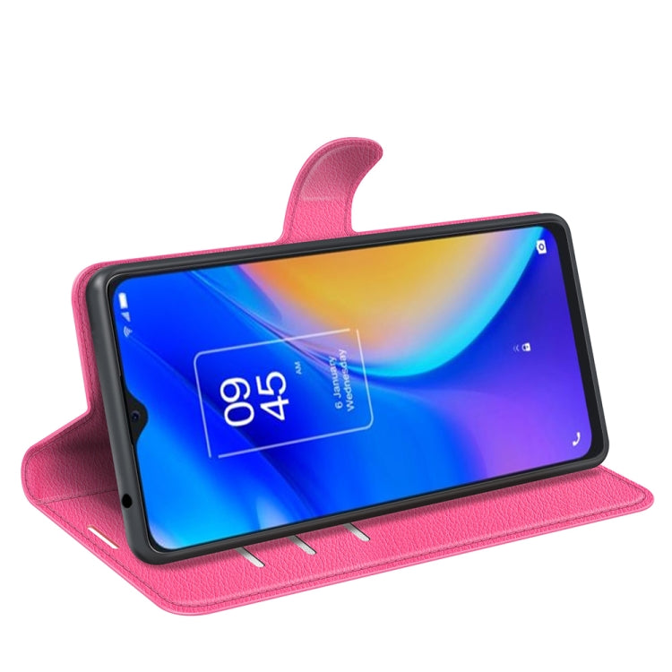 For TCL 20 SE Litchi Texture Horizontal Flip Protective Case with Holder & Card Slots & Wallet