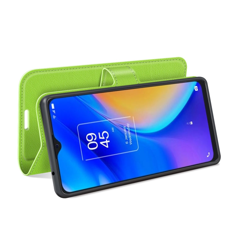 For TCL 20 SE Litchi Texture Horizontal Flip Protective Case with Holder & Card Slots & Wallet