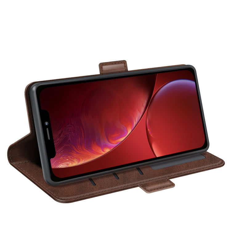 For iPhone 13 mini Dual-side Magnetic Buckle Horizontal Flip Leather Case with Holder & Card Slots & Wallet