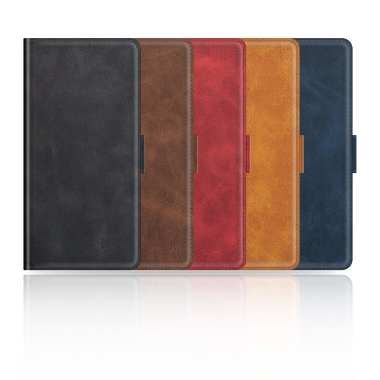 For iPhone 13 mini Dual-side Magnetic Buckle Horizontal Flip Leather Case with Holder & Card Slots & Wallet