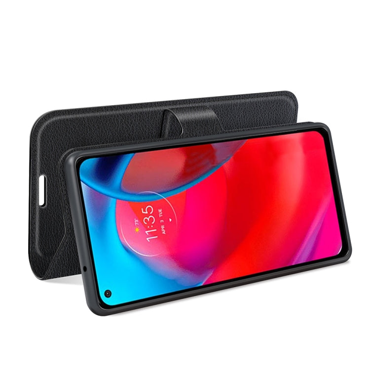 For Motorola Moto G Stylus 5G Litchi Texture Horizontal Flip Protective Case with Holder & Card Slots & Wallet