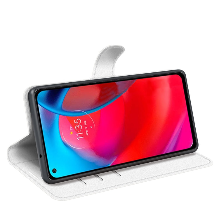 For Motorola Moto G Stylus 5G Litchi Texture Horizontal Flip Protective Case with Holder & Card Slots & Wallet