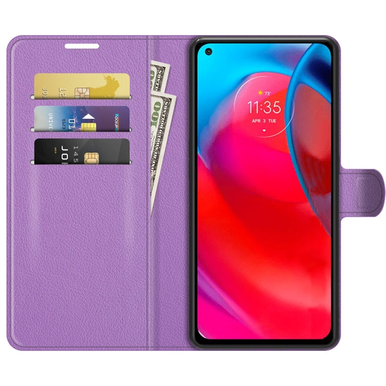 For Motorola Moto G Stylus 5G Litchi Texture Horizontal Flip Protective Case with Holder & Card Slots & Wallet
