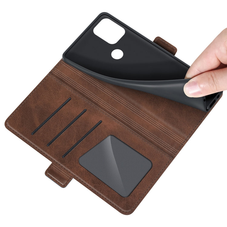 For Motorola Moto G Stylus 5G Dual-side Magnetic Buckle Horizontal Flip Leather Case with Holder & Card Slots & Wallet