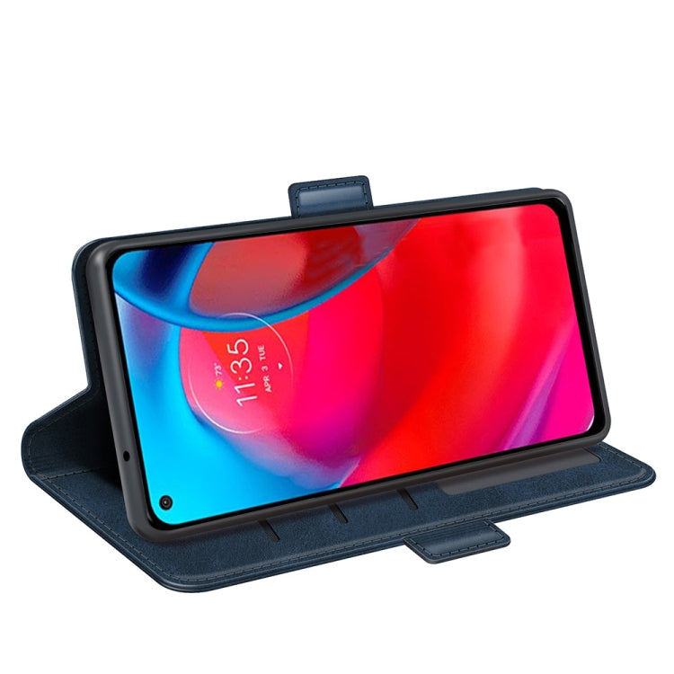 For Motorola Moto G Stylus 5G Dual-side Magnetic Buckle Horizontal Flip Leather Case with Holder & Card Slots & Wallet