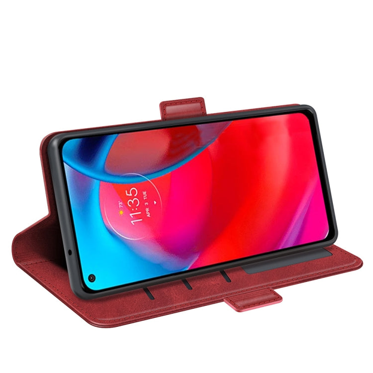 For Motorola Moto G Stylus 5G Dual-side Magnetic Buckle Horizontal Flip Leather Case with Holder & Card Slots & Wallet