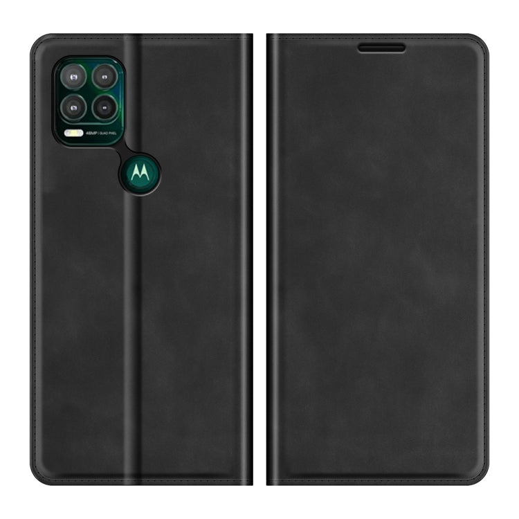 For Motorola Moto G Stylus 5G Retro-skin Business Magnetic Suction Leather Case with Holder & Card Slots & Wallet