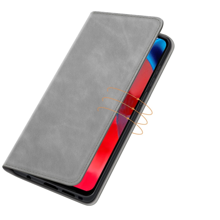 For Motorola Moto G Stylus 5G Retro-skin Business Magnetic Suction Leather Case with Holder & Card Slots & Wallet