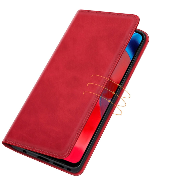 For Motorola Moto G Stylus 5G Retro-skin Business Magnetic Suction Leather Case with Holder & Card Slots & Wallet