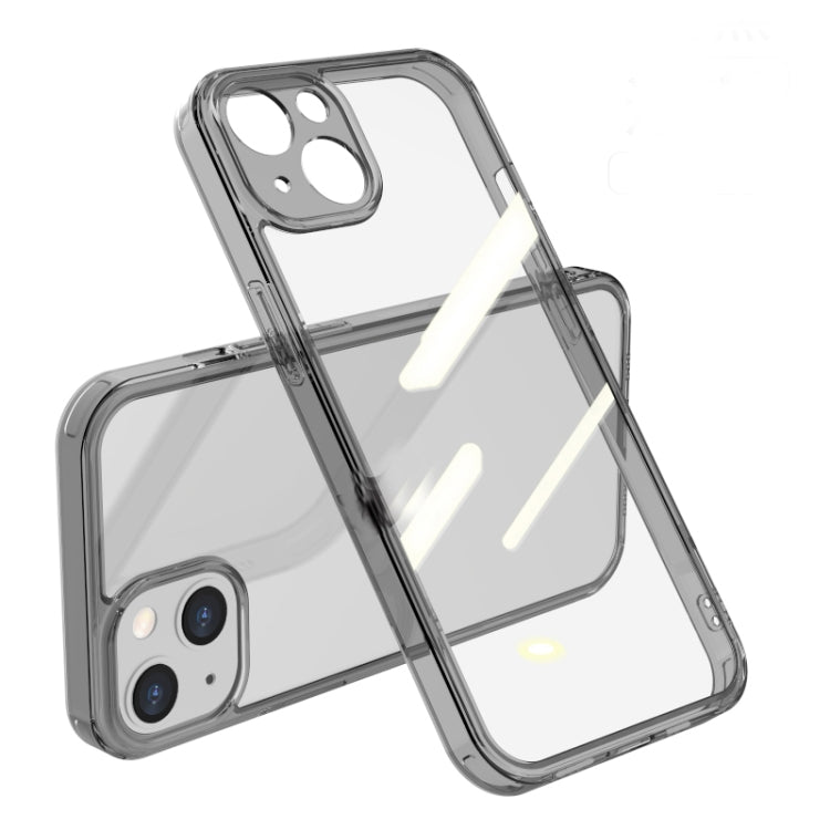 For iPhone 13 High Transparent Tempered Glass + TPU Shockproof Case