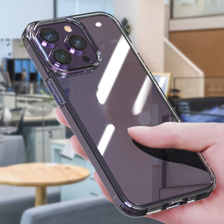 For iPhone 13 High Transparent Tempered Glass + TPU Shockproof Case