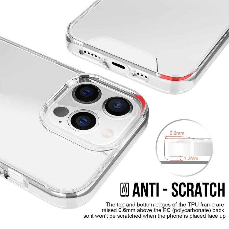 For iPhone 13 Pro Max High Transparent Acrylic +TPU Shockproof Case (Transparent)