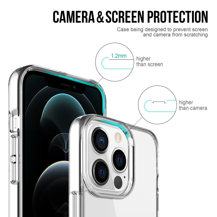 For iPhone 13 Pro Max High Transparent Acrylic +TPU Shockproof Case (Transparent)