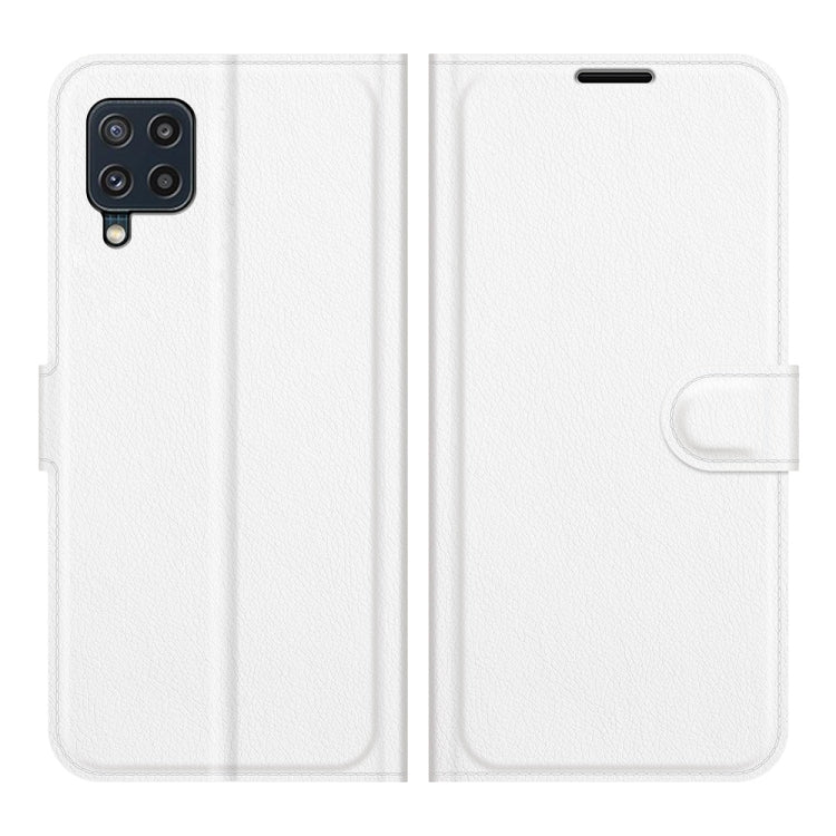 For Samsung Galaxy M32 Litchi Texture Horizontal Flip Protective Case with Holder & Card Slots & Wallet