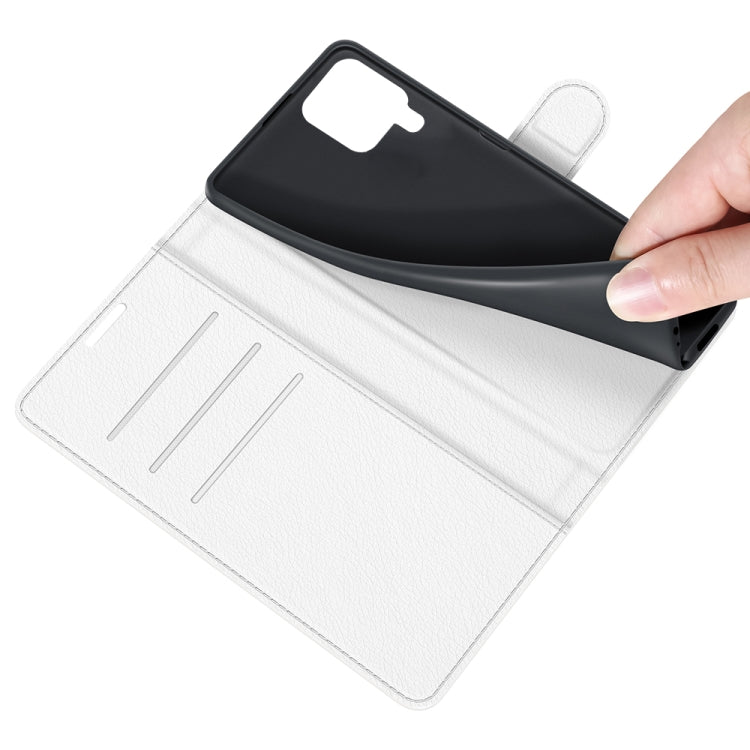 For Samsung Galaxy M32 Litchi Texture Horizontal Flip Protective Case with Holder & Card Slots & Wallet