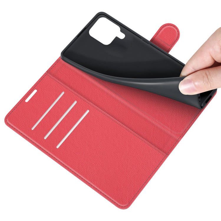 For Samsung Galaxy M32 Litchi Texture Horizontal Flip Protective Case with Holder & Card Slots & Wallet