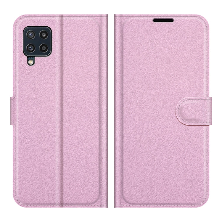 For Samsung Galaxy M32 Litchi Texture Horizontal Flip Protective Case with Holder & Card Slots & Wallet