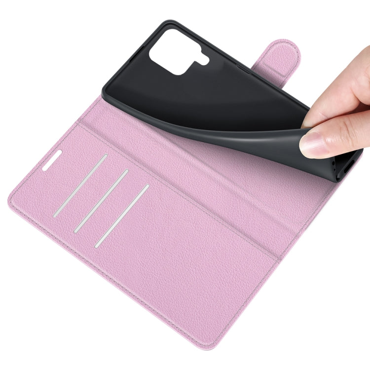 For Samsung Galaxy M32 Litchi Texture Horizontal Flip Protective Case with Holder & Card Slots & Wallet