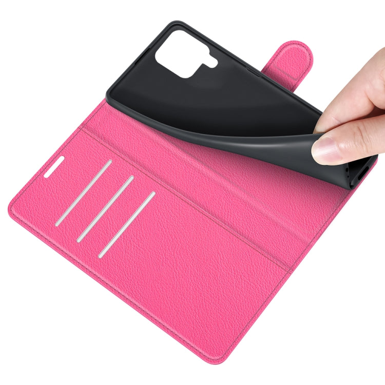 For Samsung Galaxy M32 Litchi Texture Horizontal Flip Protective Case with Holder & Card Slots & Wallet