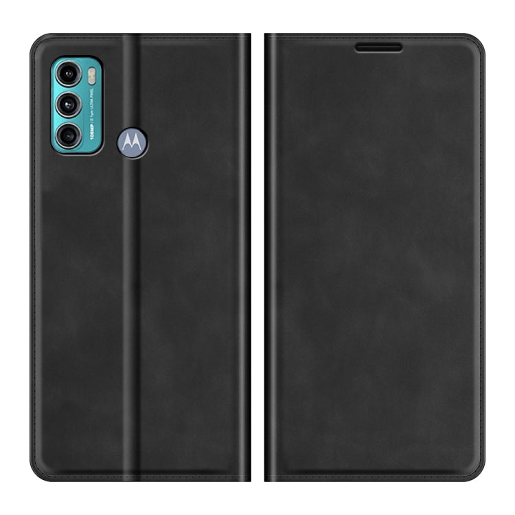 For Motorola Moto G60/G40 Fusion Retro-skin Business Magnetic Suction Leather Case with Holder & Card Slots & Wallet