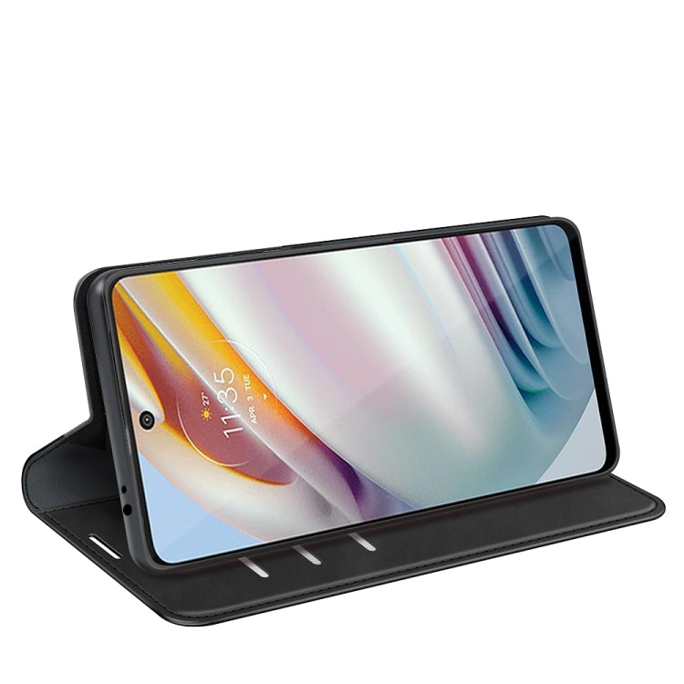 For Motorola Moto G60/G40 Fusion Retro-skin Business Magnetic Suction Leather Case with Holder & Card Slots & Wallet