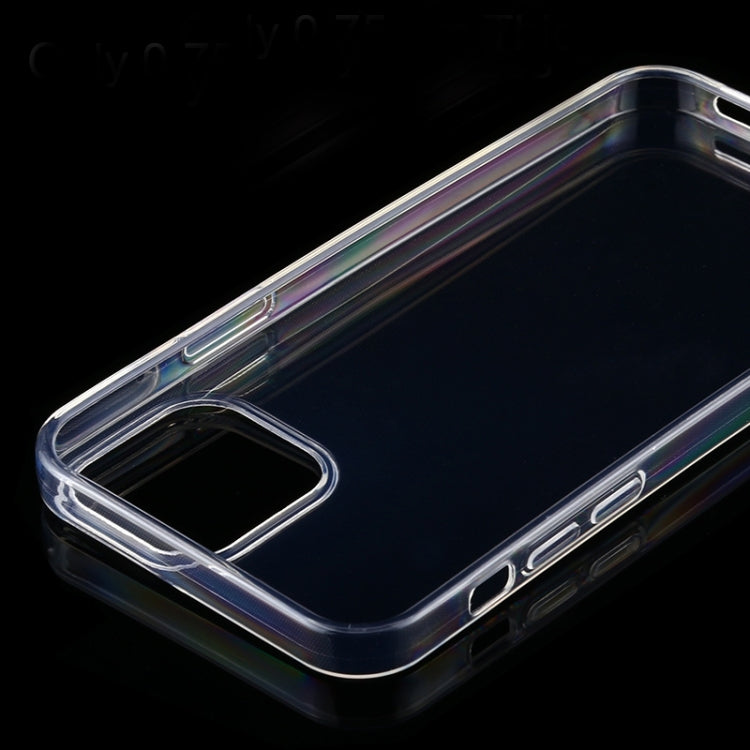For iPhone 13 mini Thickened Non-slip Non-yellowing Transparent TPU Case (Transparen)