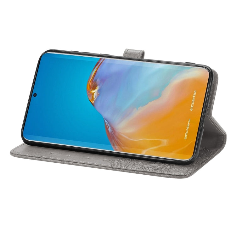 For Huawei P50 Mandala Flower Embossed Horizontal Flip Leather Case with Bracket / Card Slot / Wallet / Lanyard