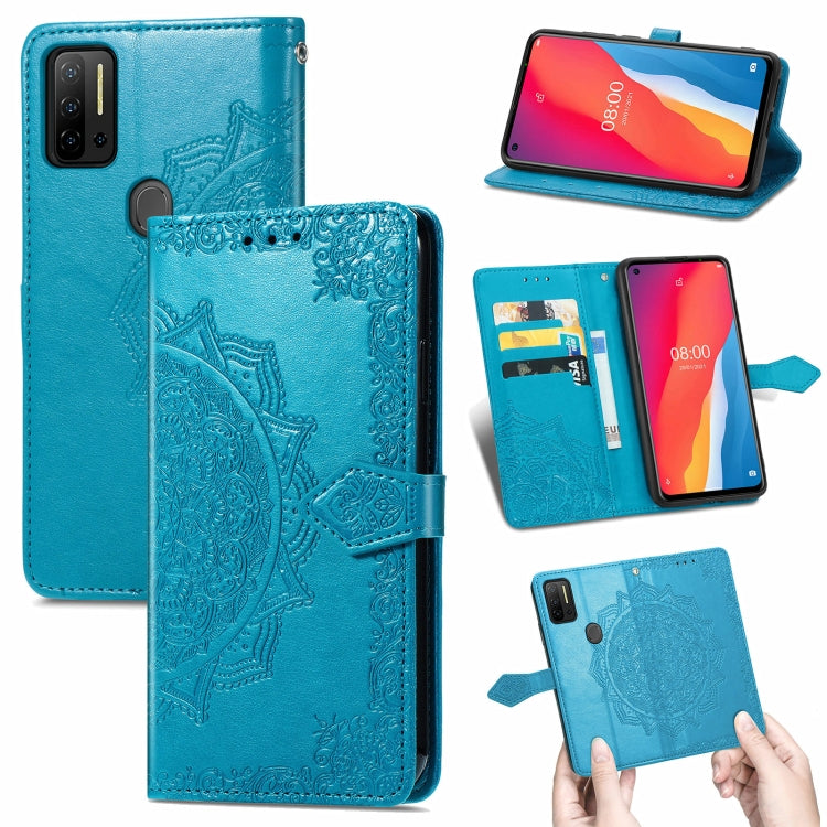 For Ulefone Note 11 Plus Mandala Flower Embossed Horizontal Flip Leather Case with Bracket / Card Slot / Wallet / Lanyard