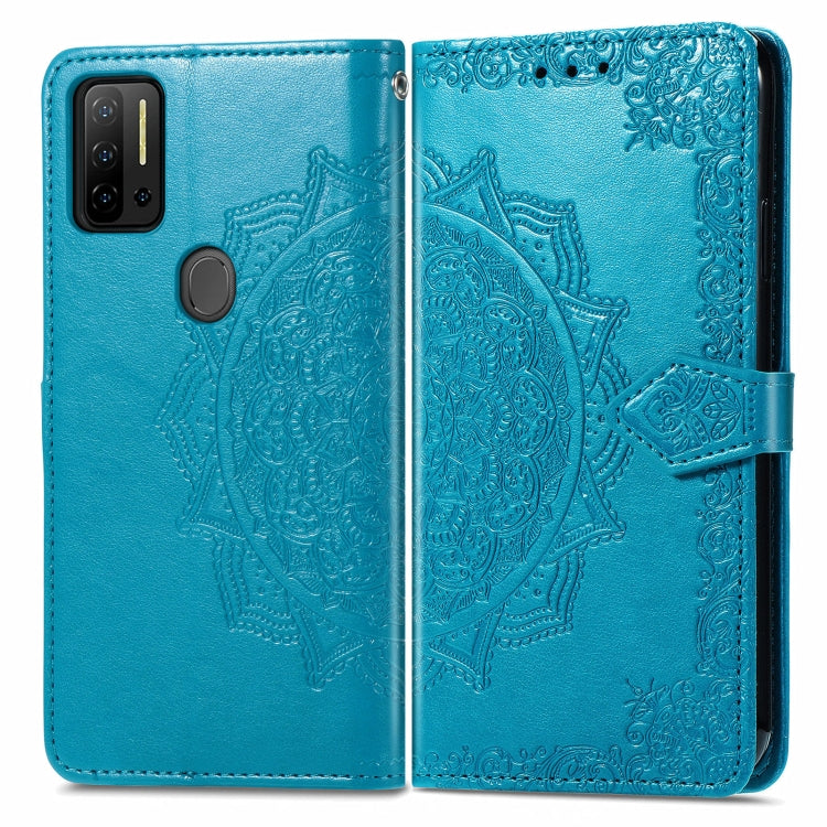 For Ulefone Note 11 Plus Mandala Flower Embossed Horizontal Flip Leather Case with Bracket / Card Slot / Wallet / Lanyard
