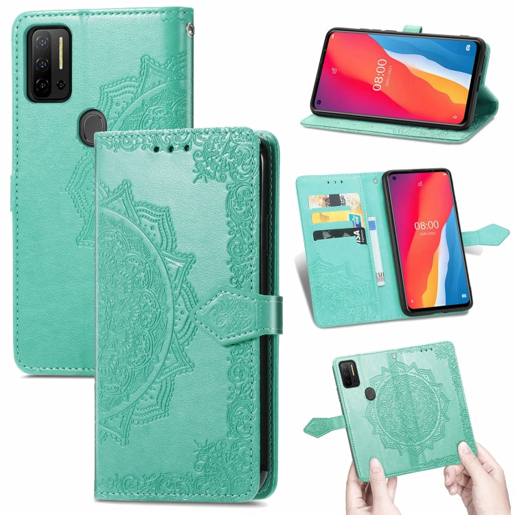 For Ulefone Note 11 Plus Mandala Flower Embossed Horizontal Flip Leather Case with Bracket / Card Slot / Wallet / Lanyard
