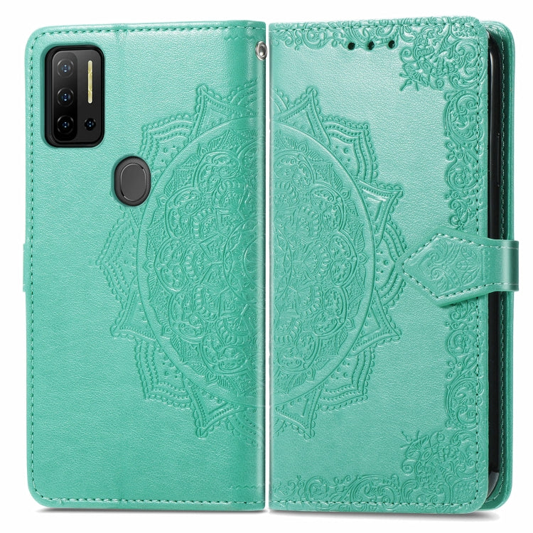 For Ulefone Note 11 Plus Mandala Flower Embossed Horizontal Flip Leather Case with Bracket / Card Slot / Wallet / Lanyard