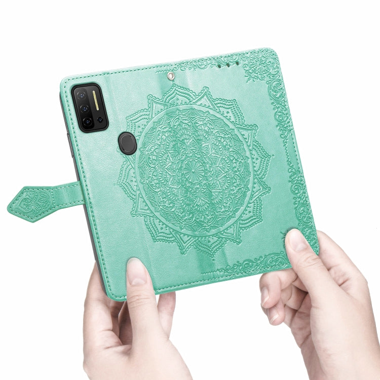 For Ulefone Note 11 Plus Mandala Flower Embossed Horizontal Flip Leather Case with Bracket / Card Slot / Wallet / Lanyard