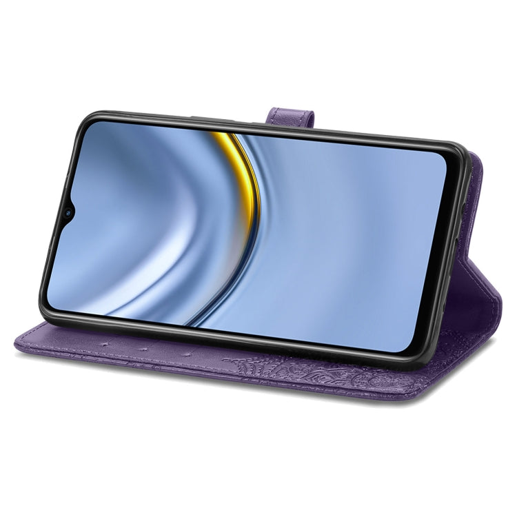 For Huawei Enjoy 20 5G Mandala Flower Embossed Horizontal Flip Leather Case with Bracket / Card Slot / Wallet / Lanyard