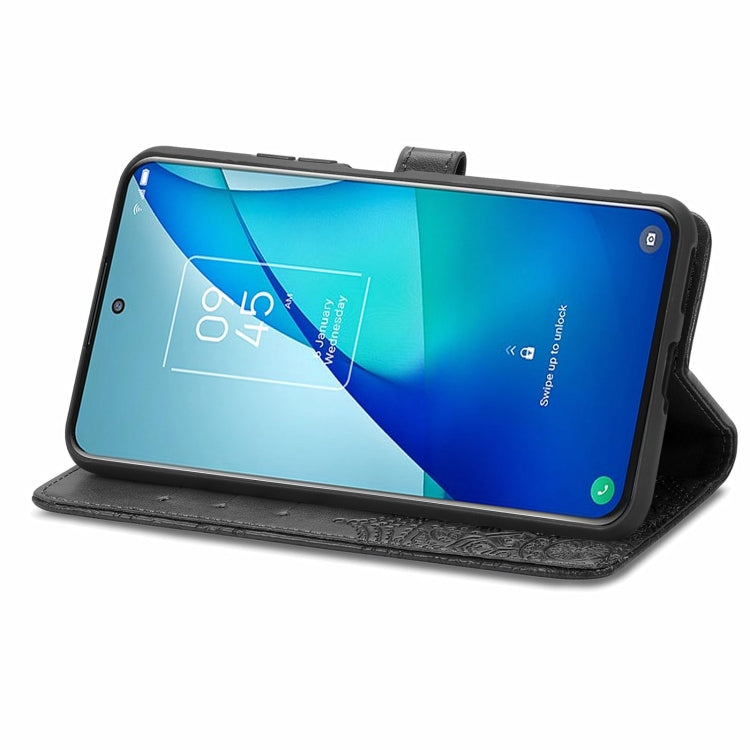 For TCL 20S Mandala Flower Embossed Horizontal Flip Leather Case with Bracket / Card Slot / Wallet / Lanyard