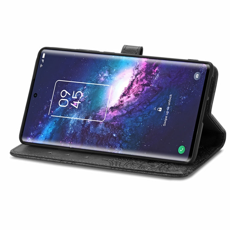 For TCL 20 Pro 5G Mandala Flower Embossed Horizontal Flip Leather Case with Bracket / Card Slot / Wallet / Lanyard