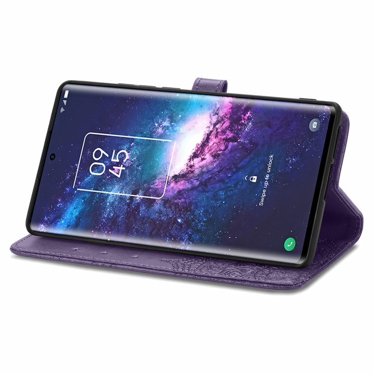 For TCL 20 Pro 5G Mandala Flower Embossed Horizontal Flip Leather Case with Bracket / Card Slot / Wallet / Lanyard