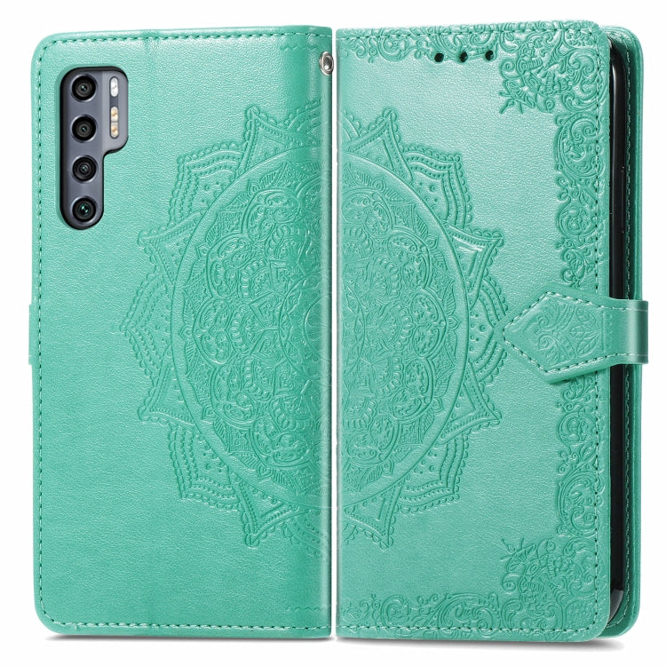 For TCL 20 Pro 5G Mandala Flower Embossed Horizontal Flip Leather Case with Bracket / Card Slot / Wallet / Lanyard