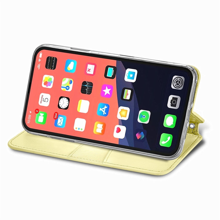 For iPhone 13 Pro Max  Blooming Mandala Embossed Pattern Magnetic Horizontal Flip Leather Case with Holder & Card Slots & Wallet
