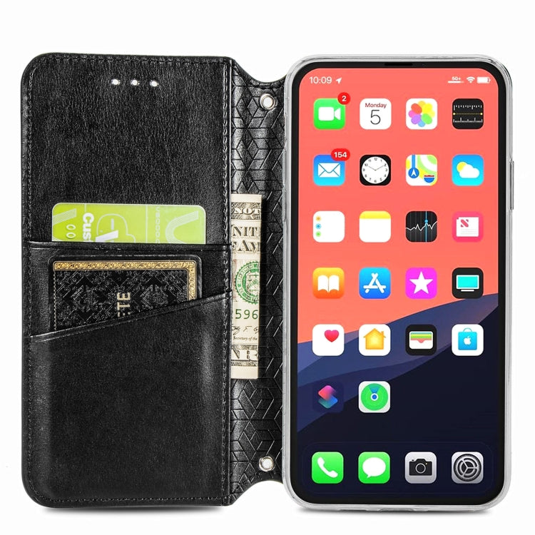 For iPhone 13 mini  Blooming Mandala Embossed Pattern Magnetic Horizontal Flip Leather Case with Holder & Card Slots & Wallet