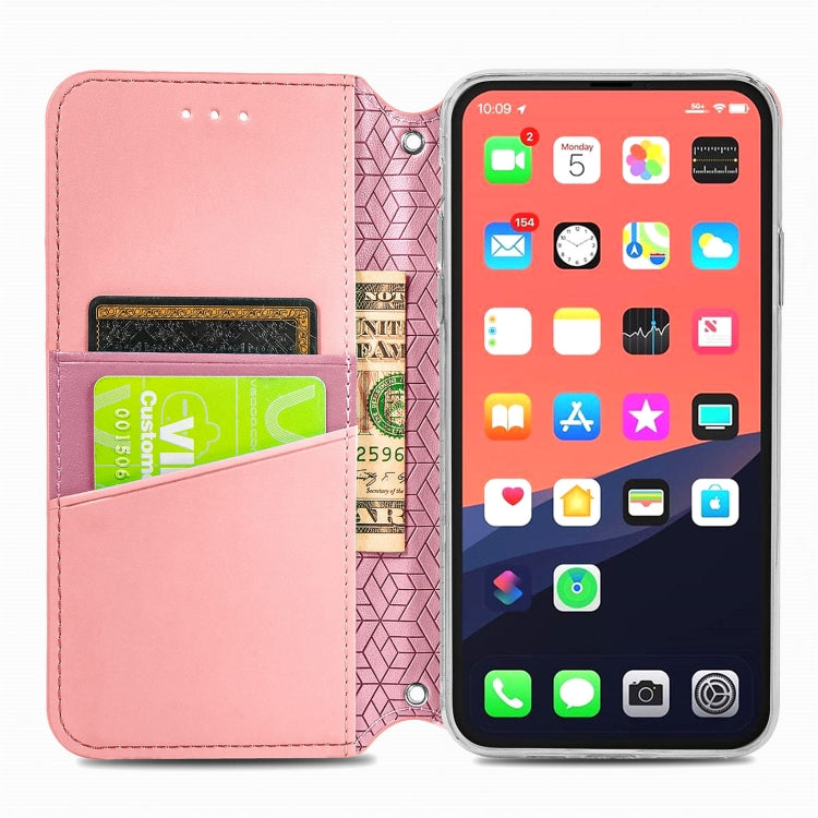 For iPhone 13 mini  Blooming Mandala Embossed Pattern Magnetic Horizontal Flip Leather Case with Holder & Card Slots & Wallet