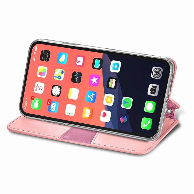 For iPhone 13 mini  Blooming Mandala Embossed Pattern Magnetic Horizontal Flip Leather Case with Holder & Card Slots & Wallet