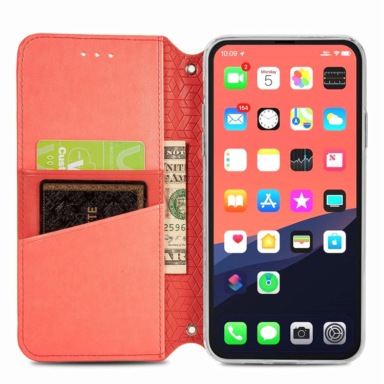 For iPhone 13 mini  Blooming Mandala Embossed Pattern Magnetic Horizontal Flip Leather Case with Holder & Card Slots & Wallet