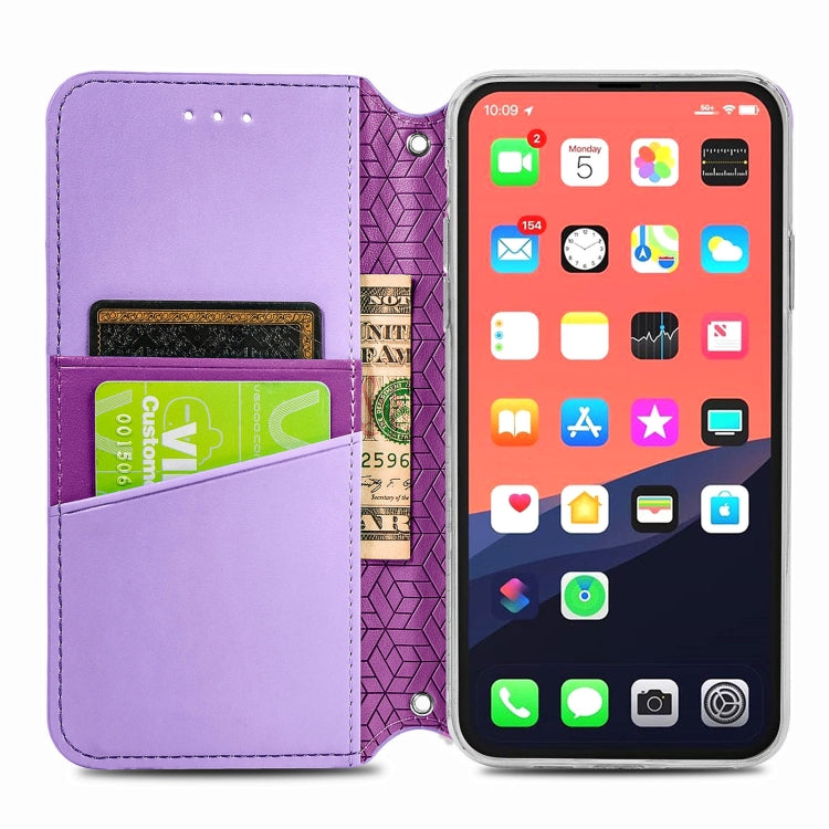 For iPhone 13 mini  Blooming Mandala Embossed Pattern Magnetic Horizontal Flip Leather Case with Holder & Card Slots & Wallet